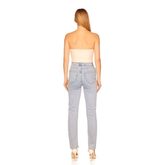 Susana Monaco Faux Leather Tube Top NEW - Picture 3 of 7